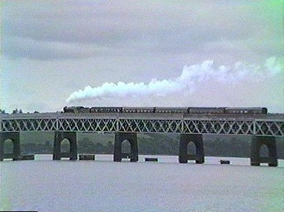 Tay Bridge steam train